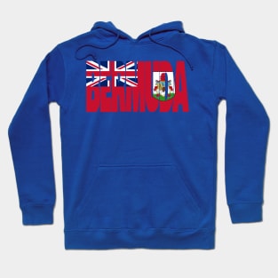 Bermuda flag stencil Hoodie